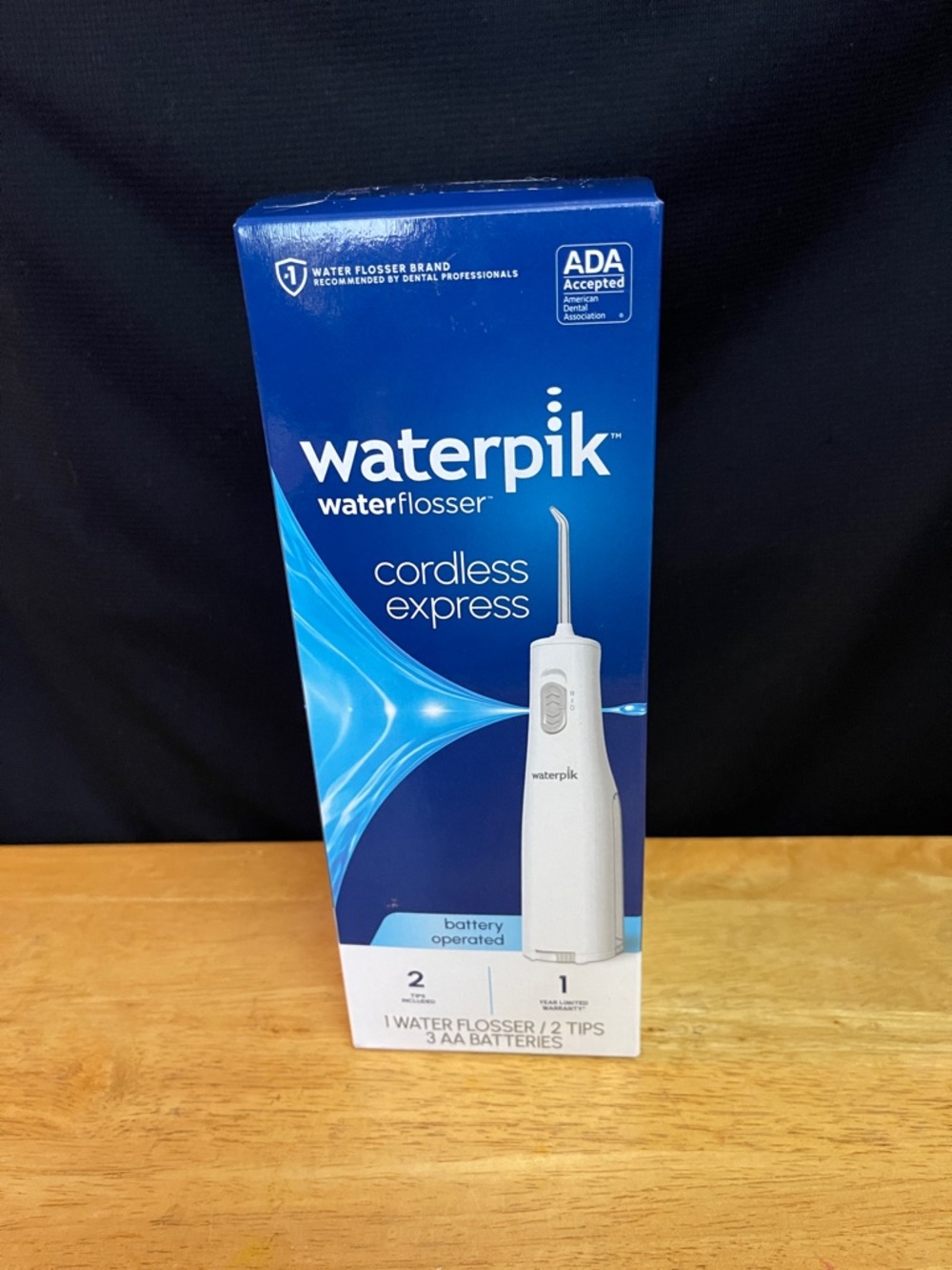 Waterpik Cordless Express Water Flosser - White/Blue